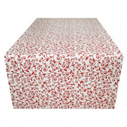 Behúň na stôl červené lístie Made in Italy, 50 x 150 cm