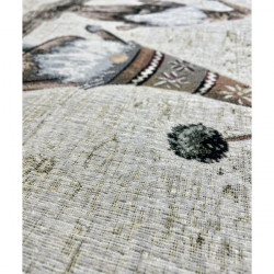 Gobelinový behúň na stôl Béžoví škriatkovia 40x130 cm Chenille IT05 40x130 cm Viacfarebná #4