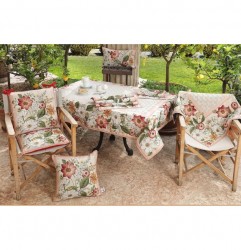 Gobelínový behúň na stôl Mix kvetov Viacfarebná 45x90 cm #1