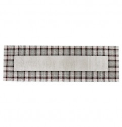 Gobelínový behúň na stôl Tartan šedohnedý Chenille IT025 Šedohnedá 40x130 cm #2