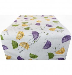 Behúň na stôl farebné kvety 50x150 cm Made in Italy 50x150 cm Viacfarebná