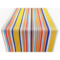 Behúň na stôl Farebné pruhy 50x150 cm Made in Italy 50x150 cm Viacfarebná