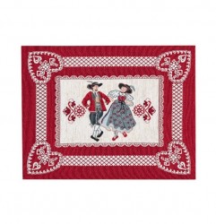 Gobelínový behúň na stôl Chenille IT119 Viacfarebná 50x40 cm #1