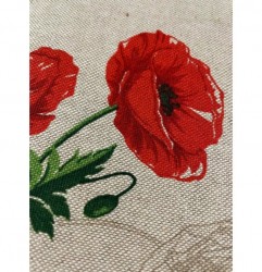 Behúň na stôl červené divé maky Viacfarebná 40x100 cm #6