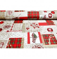 Vianočný behúň na stôl Mery Christmas 50x150 cm Made in Italy 50x150 cm Viacfarebná #1