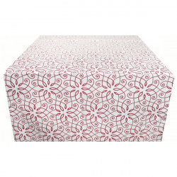 Vianočný behúň na stôl 50x150 cm Made in Italy Červená 50 x 150 cm