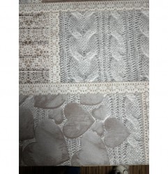Bavlnená látka Shabby love béžové srdiečka, š. 145 cm Béžová Šírka 145 cm #4