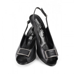 Čierne sandále 1098 ZODIACO, Čierna, 40 #2