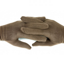 Dámske rukavice 1022 tmavohnedé Made in Italy Univerzálna Hnedá #1