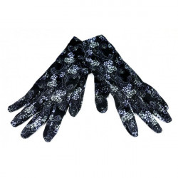 Dámske rukavice design cashmere GMF07 modré Made in Italy Univerzálna Modrá