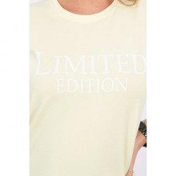Dámske tričko LIMITED EDITION svetložlté MI65296, Uni, Žltá #2