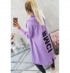 Dámsky kardigán oversize MI9005 fialový Univerzálna Mäta #6