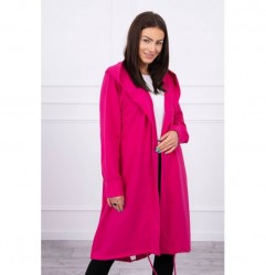 Dámsky kardigán oversize MI9005 fuchsia Univerzálna Fuchsia