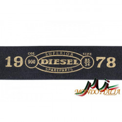 Dámsky kožený opasok 1046 čierny Diesel, Čierna, 90 cm #1