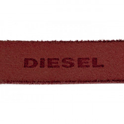 Dámsky kožený opasok 1047 červený Diesel, Červená, 95 cm #1