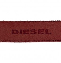 Dámsky kožený opasok 1047 červený Diesel, Červená, 95 cm #1
