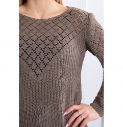 Dámsky sveter MI2019-39 cappuccino Univerzálna  Cappuccino #2