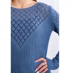 Dámsky sveter MI2019-39 jeans Univerzálna Jeans #2