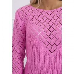 Dámsky sveter MI2019-39 svetloružový Univerzálna Ružová #2