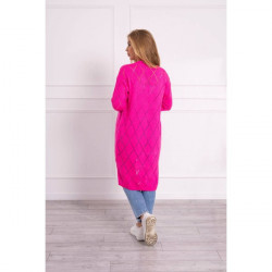 Dámsky sveter s geometrickým vzorom MI2020-4 ružový Univerzálna Ružová #1
