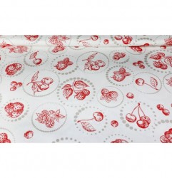 Dekoračná bavlnená látka Cherry, š. 140 cm Viacfarebná Šírka 140 cm