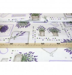 Dekoračná látka Bavlna Levanduľa, š. 140 cm Viacfarebná Šírka 140 cm #1