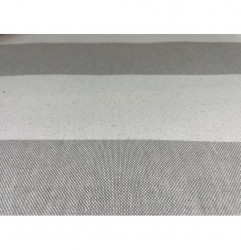 Dekoračná látka režná pruhy s lurexom, š. 140 cm Béžová #1