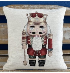 Gobelínová obliečka na vankúš 42x42 cm Chenille 1027 Viacfarebná 42x42 cm