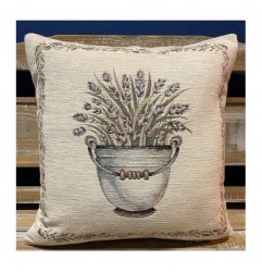 Gobelínová obliečka na vankúš 42x42 cm Chenille 1222 C Viacfarebná 42x42 cm