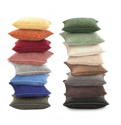 Gobelínová obliečka na vankúš s dekoračným lémom 42x42 cm hnedá Chenille IT150 Hnedá 42x42 cm #2