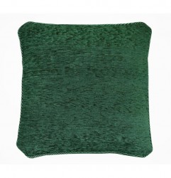 Gobelínová obliečka na vankúš s dekoračným lémom 42x42 cm tmavozelená Chenille IT150 42x42 cm  Tmavozelená #1