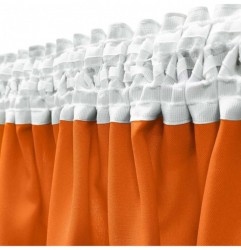 Hotový záves na riasiacej páske Heaven oranžový Oranžová 140 x 250 cm #7