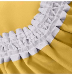 Hotový záves na riasiacej páske Heaven pastelovo žltý Žltá 140x250 cm #6