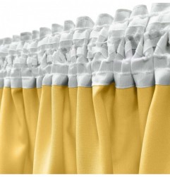 Hotový záves na riasiacej páske Heaven pastelovo žltý Žltá 140x250 cm #7