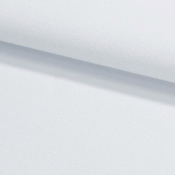 Jednofarebná látka Panama MIG01 biela, šírka 150 cm Biela