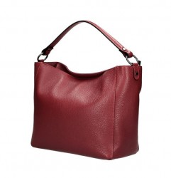 Kožená kabelka 1268 okrová Made in Italy Okrová #3