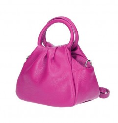 Kožená kabelka 673 Made in Italy fuchsia Fuchsia #4