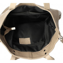 Kožená kabelka na rameno 165 čierna MADE IN ITALY Čierna #1