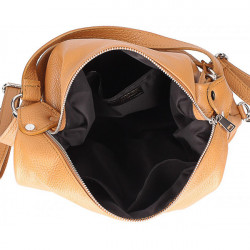 Kožená kabelka na rameno/batoh 328 čierna, Čierna #4