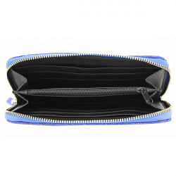 Kožená peňaženka 595 modrá, Modrá #1