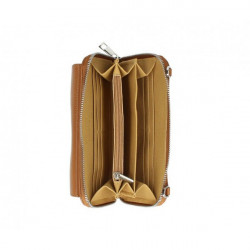 Kožená peňaženka s púzdrom na mobil fuchsia Fuchsia #1