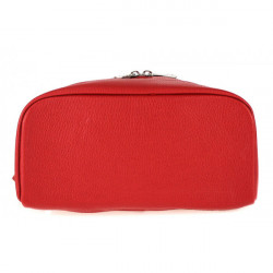 Kožený batoh MI1084 tmavočervený Made in Italy, Červená #3