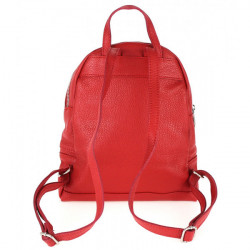 Kožený batoh MI1084 tmavočervený Made in Italy, Červená #4
