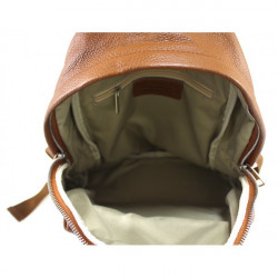 Kožený batoh MI360 béžový Made in Italy Béžová #1