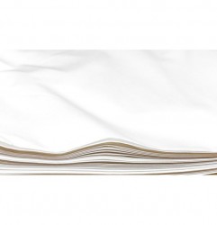 Látka bavlna biela, šírka 140 cm Biela #2