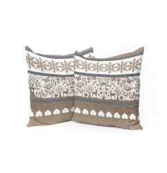 Obliečka na vankúš Tirol béžová 40x40 cm Made in Italy Béžová #2