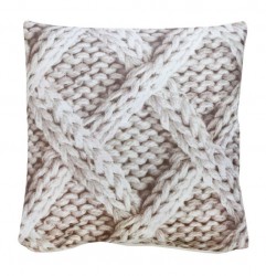 Obliečka na vankúš Trikot béžová new 40x40 cm Béžová 40x40 cm #3