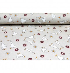 Obrus Húsky Béžová Kruh Ø 140 cm #2