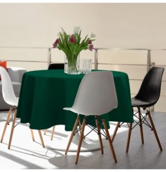 Obrus okrúhly Standard Ø 140 cm tmavozelený Zelená Ø 140 cm #1