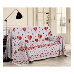 Prikrývka na gauč Balóny červená Made in Italy Červená 180 x 290 cm